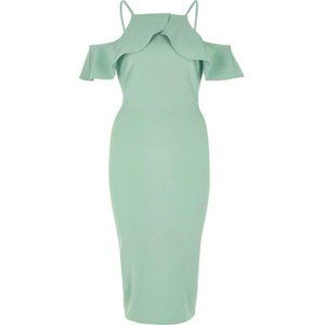 New - River Island Midi Bodycon Dress Sz 8